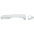 Front, Driver and Passenger Side Chrome Exterior Door Handle, Driver Side - With Key Hole; Passenger Side - Without Key Hole