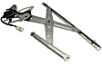 Front, Driver and Passenger Side Power Window Regulator, With Motor