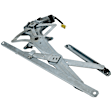 2008 Toyota 4Runner - Front, Driver and Passenger Side Power Window Regulator, With Motor