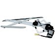 2008 Toyota 4Runner - Front, Driver and Passenger Side Power Window Regulator, With Motor