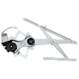 Front, Driver and Passenger Side Power Window Regulator, With Motor