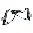 Front, Driver and Passenger Side Power Window Regulator, With Motor
