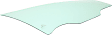 Front, Driver and Passenger Side Door Glass, Green Tint, Replaces NAGS No. FD4512 GTNN, FD4513 GTNN