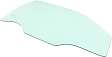 Front, Driver and Passenger Side Door Glass, Green Tint, Replaces NAGS No. FD4512 GTNN, FD4513 GTNN