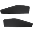 Rear, Driver and Passenger Side Door Molding and Beltlines, Textured Black