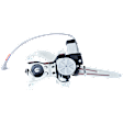 Rear, Driver and Passenger Side Power Window Regulator, With Motor