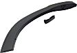 Rear, Driver and Passenger Side, Front Section Fender Trim, Primed
