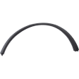 Rear, Driver and Passenger Side Fender Trim, Textured Black