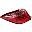 Driver and Passenger Side, Inner and Outer Halogen Tail Light, With bulb(s), OE Replacement