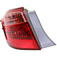 Driver Side, Inner And Outer Halogen Tail Light, With bulb(s), OE Replacement