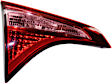 Driver and Passenger Side, Inner Halogen Tail Light, With bulb(s), OE Replacement