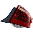 Driver and Passenger Side, Inner and Outer Halogen Tail Light, With bulb(s), OE Replacement, CAPA Certified