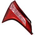 Driver and Passenger Side, Inner and Outer Halogen Tail Light, With bulb(s), OE Replacement