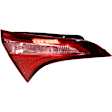 Driver Side, Inner And Outer Halogen Tail Light, With bulb(s), OE Replacement