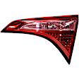 Passenger Side, Inner and Outer Halogen Tail Light, With bulb(s), OE Replacement