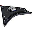 Passenger Side, Inner and Outer Halogen Tail Light, With bulb(s), OE Replacement