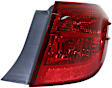 Driver and Passenger Side, Outer Halogen Tail Light, With bulb(s), OE Replacement