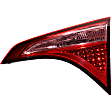 Passenger Side, Inner and Outer Halogen Tail Light, With bulb(s), OE Replacement, CAPA Certified