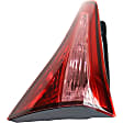Passenger Side, Inner and Outer Halogen Tail Light, With bulb(s), OE Replacement, CAPA Certified