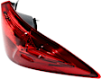 Driver and Passenger Side, Outer Halogen Tail Light, With bulb(s), OE Replacement, CAPA Certified