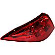 Driver Side, Inner And Outer Halogen/LED Combo Tail Light, With bulb(s), OE Replacement