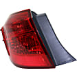 Driver Side, Inner And Outer Halogen/LED Combo Tail Light, With bulb(s), OE Replacement