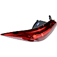 Driver Side, Inner And Outer Halogen/LED Combo Tail Light, With bulb(s), OE Replacement