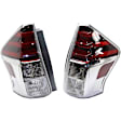 Driver and Passenger Side LED Tail Light, With bulb(s), OE Replacement