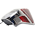 Driver and Passenger Side LED Tail Light, With bulb(s), OE Replacement