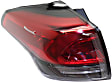 Tail Lights, with Bulb, Halogen, Mounts On Body, Japan or North America Built Vehicle
