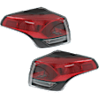 Tail Lights, with Bulb, Halogen, Mounts On Body, Japan or North America Built Vehicle, CAPA Certified