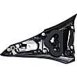 Driver Side, Inner And Outer Halogen Tail Light, With bulb(s), OE Replacement