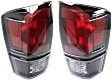 Driver and Passenger Side Halogen Tail Light, With bulb(s), OE Replacement, CAPA Certified