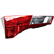 2014 Toyota RAV4 - Driver and Passenger Side, Inner and Outer Halogen Tail Light, With bulb(s), Mounts on Liftgate and Body, North America Built Vehicle, OE Replacement