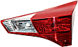 Driver and Passenger Side, Inner Tail Lights, with Bulbs, Halogen, Mounts on Liftgate, North America Built Vehicle