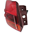 Driver Side, Inner And Outer Halogen Tail Light, With bulb(s), OE Replacement