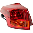 Driver Side, Inner And Outer Halogen Tail Light, With bulb(s), OE Replacement, CAPA Certified