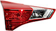 Driver and Passenger Side, Inner Tail Lights, without Bulb, Halogen, Mounts on Liftgate, For Models Made In Japan