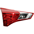 2013 Toyota RAV4 - Driver and Passenger Side, Inner and Outer Halogen Tail Light, Without bulb(s), Mounts on Body and Liftgate, Japan Built Vehicle, OE Replacement, CAPA Certified
