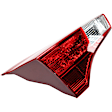 2013 Toyota RAV4 - Driver and Passenger Side, Inner and Outer Halogen Tail Light, Without bulb(s), Mounts on Body and Liftgate, Japan Built Vehicle, OE Replacement, CAPA Certified