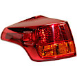 2013 Toyota RAV4 - Driver and Passenger Side, Inner and Outer Halogen Tail Light, Without bulb(s), Mounts on Body and Liftgate, Japan Built Vehicle, OE Replacement, CAPA Certified