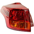2013 Toyota RAV4 - Driver and Passenger Side, Inner and Outer Halogen Tail Light, Without bulb(s), Mounts on Body and Liftgate, Japan Built Vehicle, OE Replacement, CAPA Certified