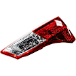 2013 Toyota RAV4 - Driver and Passenger Side, Inner and Outer Halogen Tail Light, Without bulb(s), Mounts on Body and Liftgate, Japan Built Vehicle, OE Replacement, CAPA Certified