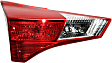 Driver and Passenger Side, Inner Tail Lights, without Bulb, Halogen, Mounts on Liftgate, For Models Made In Japan, CAPA Certified