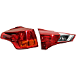 2013-2015 Toyota RAV4 - Driver Side, Inner And Outer Halogen Tail Light, Without bulb(s), OE Replacement,, CAPA Certified