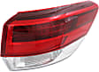 Driver and Passenger Side, Outer Tail Lights, with Bulbs, LED, Mounts on Body