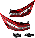 2017 Toyota Avalon Limited 6 Cyl 3.5L - Driver and Passenger Side, Outer Halogen Tail Light, With bulb(s), Mounts on Body, OE Replacement