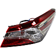 Passenger Side, Inner and Outer Halogen Tail Light, With bulb(s), OE Replacement, CAPA Certified