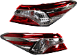 Driver and Passenger Side, Outer Tail Lights, with Bulbs, Halogen, Mounts on Body, CAPA Certified