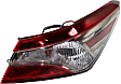 Driver and Passenger Side, Outer Tail Lights, with Bulbs, Halogen, Mounts on Body, CAPA Certified